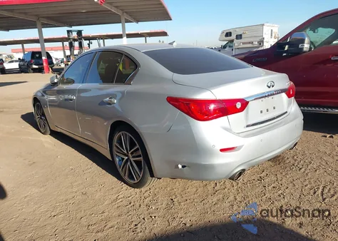 2014 Infiniti Q50 Sport from USA, damaged, VIN JN1BV7AP3EM689789